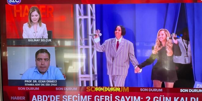 PROF. DR. OZAN ÖRMECİ, 2024 ABD BAŞKANLIK SEÇİMLERİNİ SÖZCÜ TV’DE YORUMLADI