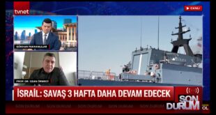 PROF. DR. OZAN ÖRMECİ, İRAN SAVAŞI’NDAKİ GÜNCEL GELİŞMELERİ TVNET KANALINDA YORUMLADI